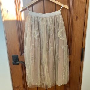 Sequin Tulle skirt size S